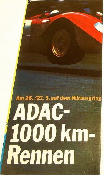 26./27.5. ADAC 1000 km Rennen Nürburgring FLYER å V05 *