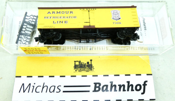 Micro Trains 58030 36' Wood Sheathed Ice Reefer ARMOUR N 1:160 #B KG1 å