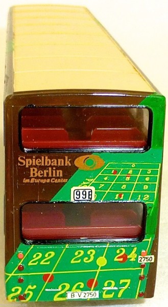 Spielbank Berlin 99E Werbebus MAN SD 200 gesupert aus WIKING Bus H0 1:87 BE43 å*