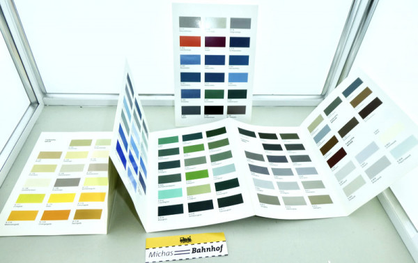 Wiking Die Farbkarte zum Gelben Katalog Farbführer H0 1:87 OVP Lj5 å