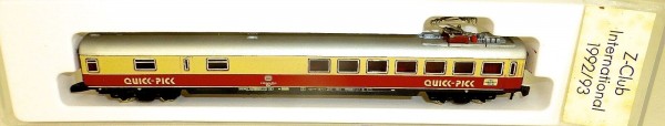 Märklin Quick Pick Restaurant TEE D-Zug DB Z-Club 1992/93 Spur Z 1:220 #Li6å *
