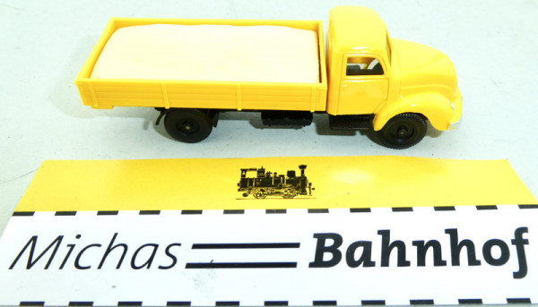 IMU Pritschen LKW Magirus Rundhauber mit Sandladung H0 1:87 LA6 å