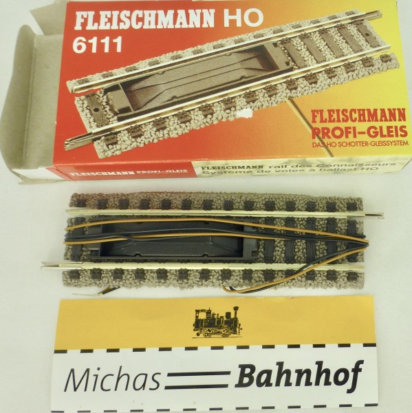 Entkupplungsgleis elektrisch Fleischmann 6111 OVP H0 1:87 NEU OVP HC2 å *
