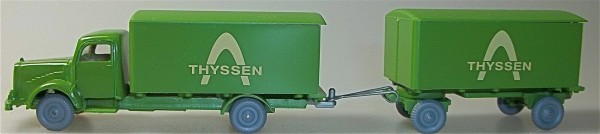 Thyssen Mercedes 5000 Hängerzug IMU H0 1/87 #44# å *