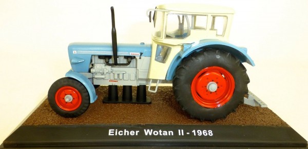 Eicher Wotan II 1968 hellblau Traktor ATLAS 1:32 OVP 015 NEU Li1µ*