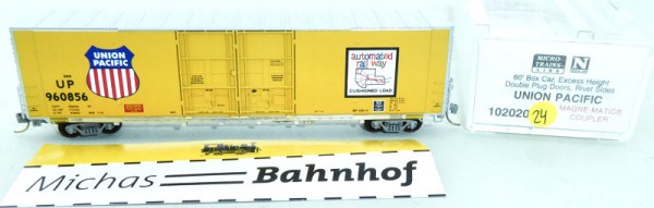 UP 960856 60&#039; Box Car Excess Height Micro Trains Line 102020 N 1:160 Ö24 å