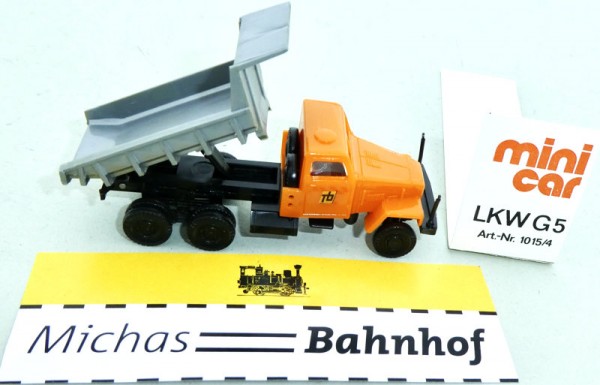 MiniCar rb LKW G5 Kipper Art.-Nr. 1015/4 OVP H0 1:87 HN3 å