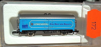 Löwenbräu Wagen blau Kolls 87032 Märklin 8600 Spur Z 1/220 *172* å