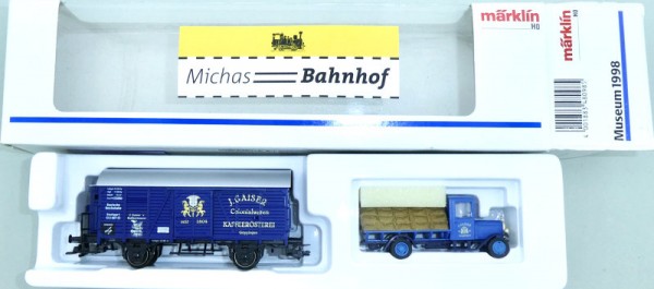 Märklin Museumswagen 1998 Gaiser Kaffeerösterei Colonialwaren H0 1:87 OVP HH3 å