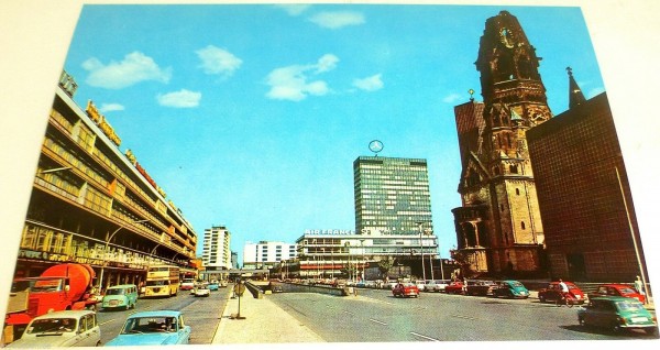 Bikini Europa Center Gedächtnis Kirche Berlin Ansichtskarte 50er 60er Jahre 49 å