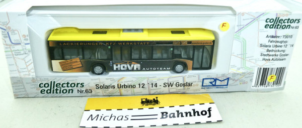 Rietze 73010 Solaris Urbino 12 14 - SW Goslar Bus H0 1:87 #F Lj3 å