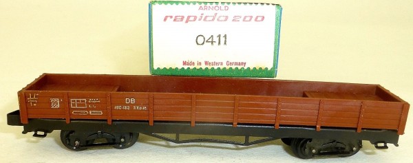 Niederbordwagen Xxo 49 braun 0411 ARNOLD rapido 200 N OVP HS4 µ