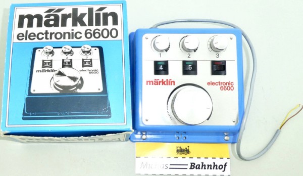 Märklin 6600 electronic Fahrgerät OVP #LH2å