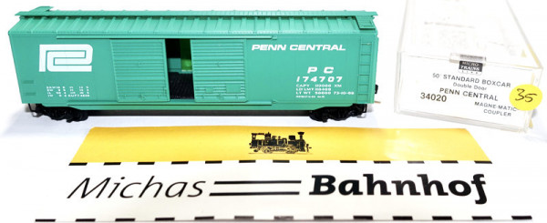 Micro Trains Line 34020 50&#039; Standard Boxcar Penn Central 174707 N 1:160 m35 å