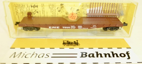 MICRO TRAINS 45420 Erie R.R. 7200 50&#039; Flatcar Fishbelly Side N 1:160 #122L å
