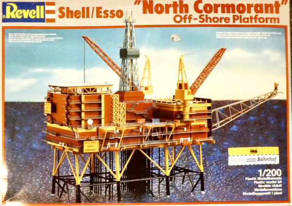 Revell 8803 Shell Esso North Cormorant Off-Shore Platform Bausatz 1:200 OVP HT0å