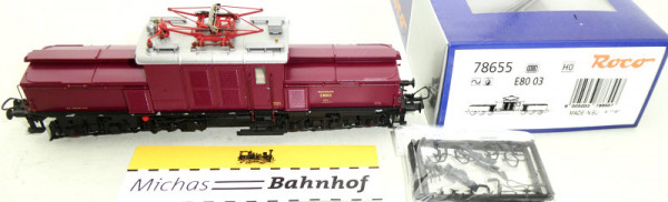 Roco 78655 E80 Ellok DB digital Ep3 für Märklin AC H0 1:87 OVP HV3 µ
