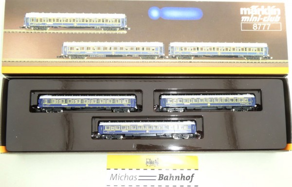 Märklin 8777 Orient Express Schlafwagen-Set 3-teilig Z 1:220 OVP HQ3 å