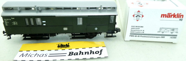 Märklin 42358 60-05 Postmuseumswagen 2001 H0 1:87 OVP HD1 å