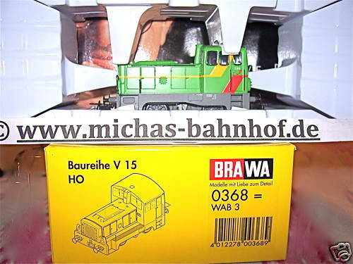 BRAWA Brawa 0368 V15 Acm 3 Locomotora Diésel Almetalbahn Nuevo 1/87 Μ 