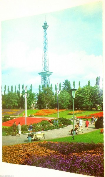 Sommergarten Messe Fernsehgarten Berlin Ansichtskarte 50er 60er Jahre 13 å