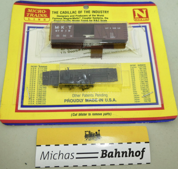 Micro Trains MKT 67019 Boxcar Bausatz N 1:160 #C KB2 å