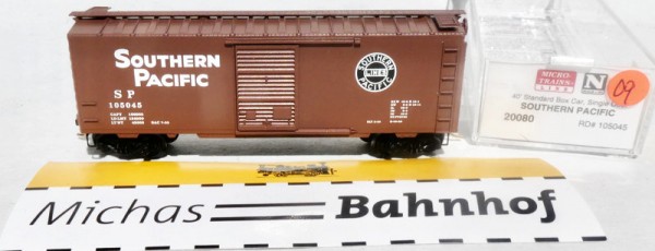 Southern Pacific SP 105045 40´ St Boxcar Micro Trains Line 20080 N 1:160 ∆09 å