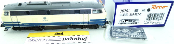 Roco 70761 215 022-5 Diesellok DB digital Sound H0 1:87 OVP HH4 µ