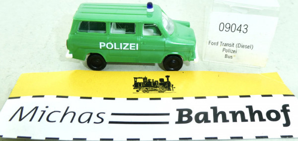 Ford Transit Bus Diesel grün IMU/EUROMODELL 09043 H0 1/87 OVP HE5 å