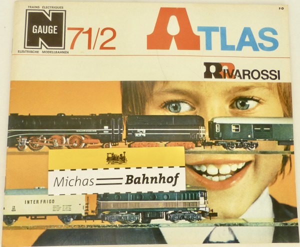 Atlas Rivarossi Katalog 71/2 N gauge å