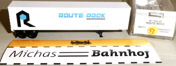 Route Rock RIZ 210384 48&#039; Trailer Micro Trains Line 68050 N 1:160 ¡53 å