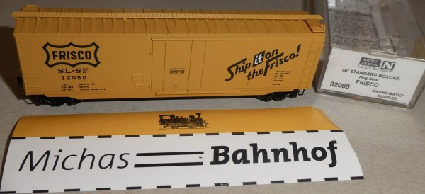 Frisco SL-SF 12052 50&#039; St Box Car Micro Trains Line 32060 1:160 ø35 å