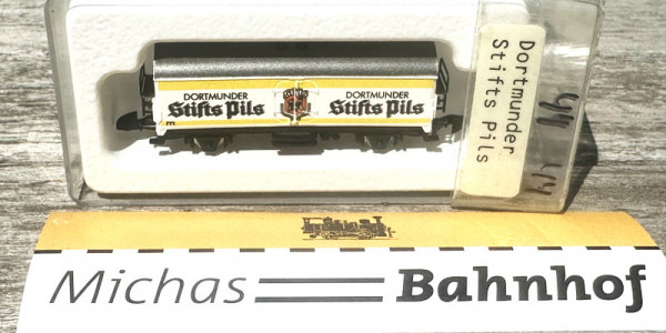 Märklin Dortmunder Stifts Pils mini club Werbemodell Spur Z 1:220 #44 LG4 å