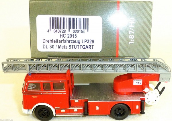 Drehleiterfahrzeug LP329 DL30 Metz STUTTGART HEICO HC2015 OVP NEU µ
