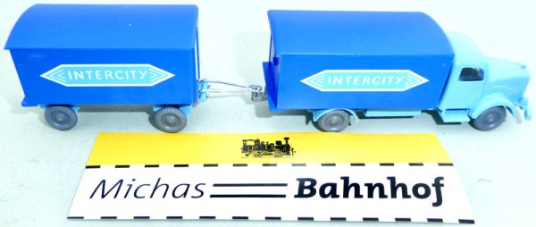 IMU Wiking Replika Intercity hellblau blau Mercedes 5000 Hängerzug H0 1:87 #49 å