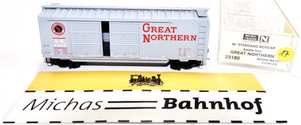 Micro Trains Line 23180 40&#039; Standard Boxcar Great Northern 3345 N 1:160 m17 å