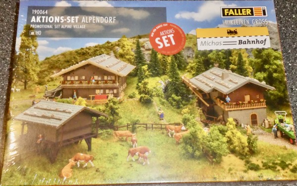 Aktions-Set Alpendorf Faller 190064 H0 1:87 Bausatz ungebaut OVP NEU LG3µ