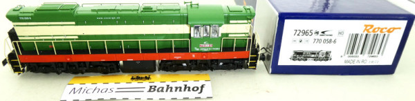 Roco 72965 ZSSK Cargo Diesellok 770 058-6 EpVI digital Sound 1:87 OVP HH3 µ