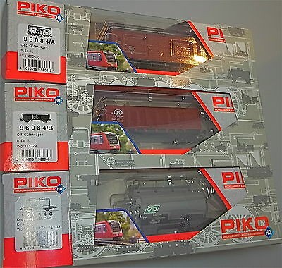 3er Set Güterwagen SNCB PIKO 96084 NEU 1:87 OVP #HU4 å√