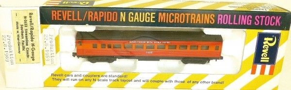Southern Pacific Streamline Coach 69 Revell rapido microtrains N-2632 OVP HT5 å*