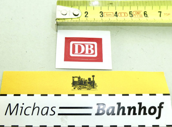 Aufkleber DB Logo Deutsche Bundesbahn ca 27mm #AL KG4å
