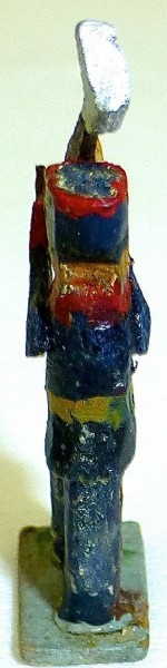 Bahnarbeiter mit Hacke Preiser (?) Holzfiguren 50er Jahre H0 1:87 PH022 å *