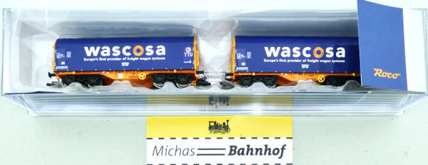 Roco 6680006 Schiebeplanenwagen wascosa Shimmns 2er Set EpVI TT 1:120 OVP HK2 µ