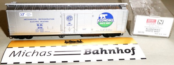 Klondike 51 3 1/4 Rivet Reefer Boxcar Micro Trains Line 69170 N 1:160 ¡55 å