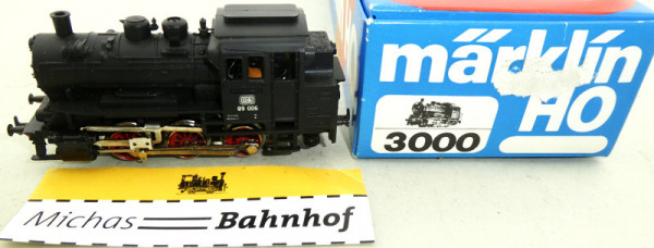 Märklin 3000 BR 89 006 Dampflok DB H0 1:87 OVP LB2 å