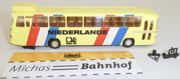 Niederlande WM 74 O302 13 Rüh Mercedes Bus Omnibus Reisebus Classic H0 LA4 å