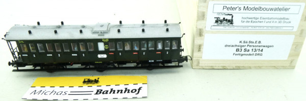 Peter's Modelbouwatelier B3 Sa 13/14 Fertigmodell DRG K.Sä.Sts.E.B. H0 1:87 HA2å