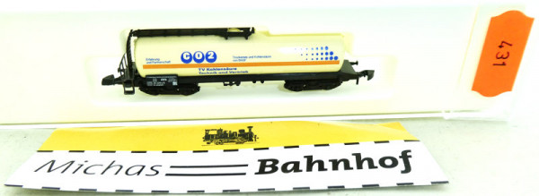 Märklin CO2 Kohiensaure Kesselwagen 4-achs. mini-club Z 1:220 #431 GD4 å