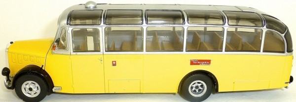 PTT Postbus SAURER L4C SCHWEIZ 1959 IXO für Hachette 1:43 NEU in OVP HO1 µ *