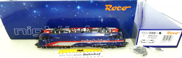 Roco 70523 OBB Taurus 1216 012-5 nightjet Sound digital H0 1:87 OVP HU4 µ